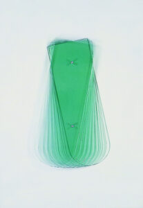 Glasschichtung, 1960, 1997 restauriert, Relief 100 x 70 cm, Glas, Hartfaserplatte, Privatsammlung