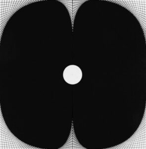 o.T., 1981/1982, Handdruck/Collage 60 x 60 cm, Papier, Karton, Atelier Adler