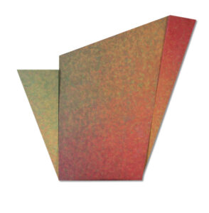 Zerstörtes Rechteck, 1992, Relief 149 x 165 cm, Acryl, Pressspan, Atelier Adler